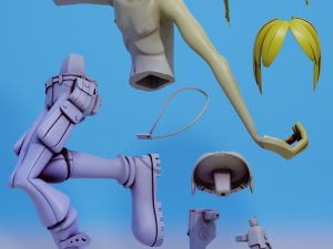 2D Dirty Harry Gorillaz 3D Print Model