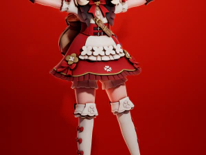 Klee Blossoming Starlight Genshin Impact Modello di stampa 3D