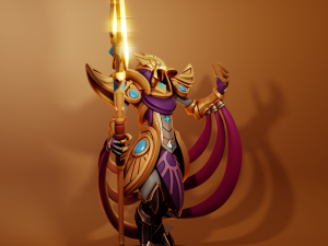 Azir League of Legends 3Dプリントモデル