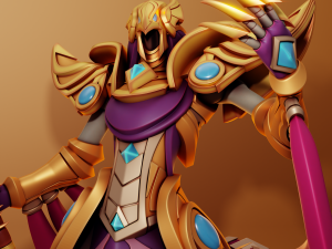 Azir League of Legends 3Dプリントモデル