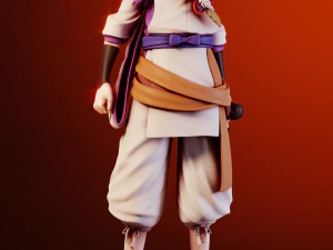 가부키모노 겐신 임팩트 3D 프린트 모델