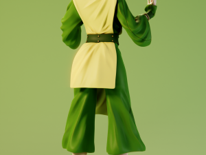 Toph Beifong Avatar The Last Airbender Model do druku 3D