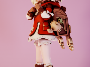 Klee Genshin Impact Modelo de Impressão 3D