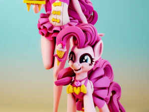 ピンクビーチサンドセット - マイリトルポニー 3Dプリントモデル