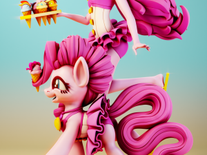 Pink Beach Sand Set - My Little Pony 3D Принт Модель