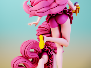 Pink Beach Sand Set - My Little Pony 3D Принт Модель