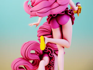 Pink Beach Sand Set - My Little Pony 3D Print Model