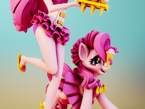 Pink Beach Sand Set - My Little Pony 3D Принт Модель