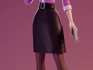 미스 폴링 팀 포트리스 2 3D 프린트 모델