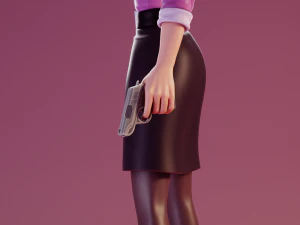 Miss Pauling Team Fortress 2 3D Print Model