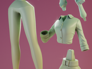 Miss Pauling Team Fortress 2 3D-Druckmodell