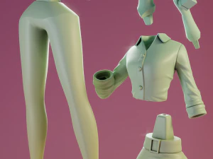 Miss Pauling Team Fortress 2 3D Print Model