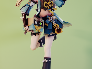 Kirara Genshin Impact Modelo de Impressão 3D