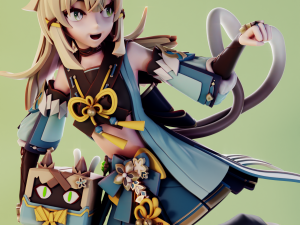 Kirara Genshin Impact Modelo de Impressão 3D
