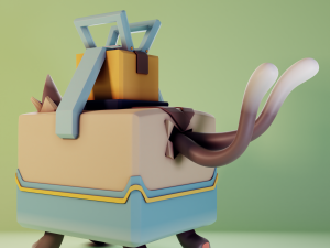 Kirara Box-Cat Genshin Impact 3D 프린트 모델