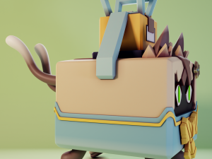 Kirara Box-Cat Genshin Impact 3D 프린트 모델