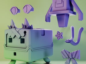 Kirara Box-Cat Genshin Impact 3D 프린트 모델