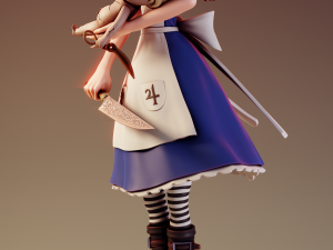 McGees Alice Alice Madness Returns 3D-printmodel