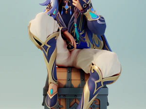 カエヤ セイルウィンド シャドウ 原神 3Dプリントモデル