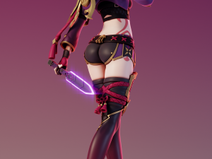 Kuki Shinobu Genshin Impact 3D Print Model