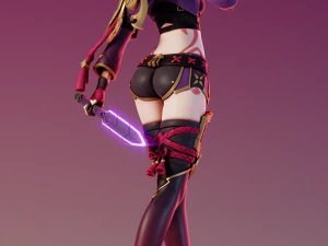 Kuki Shinobu Genshin Impact Modello di stampa 3D