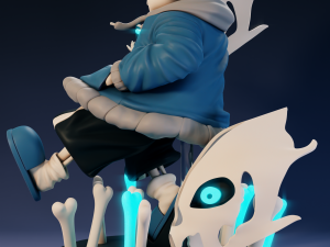 Sans Undertale Modello di stampa 3D