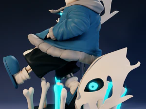 Sans Undertale 3D Print Model