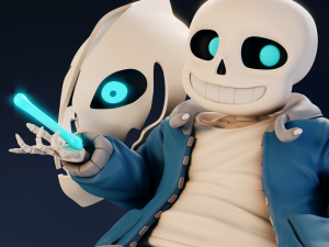 Sans Undertale Modello di stampa 3D