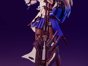 Serval Honkai Star Rail 3D Print Model