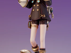 Impatto Freminet Genshin Modello di stampa 3D