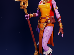 Soraka League of Legends 3Dプリントモデル