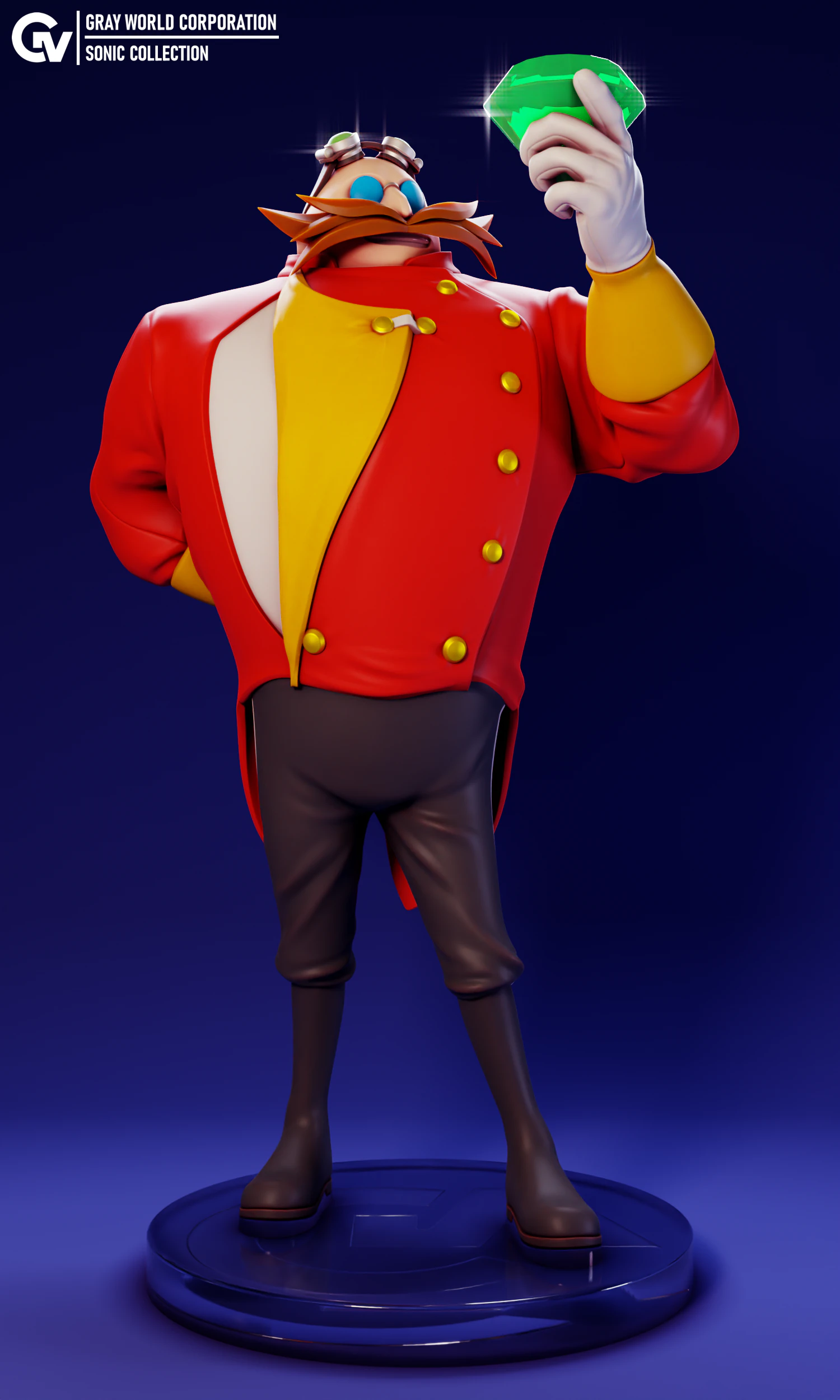 Eggman Boom Sonic El Erizo Modelo de impresión 3D .c4d .max .obj .3ds .fbx .stl .blend 