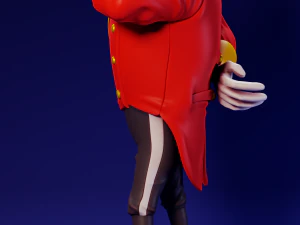 Eggman Boom Sonic El Erizo Modelo de impresión 3D