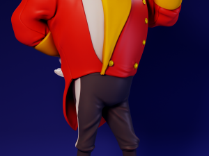 Eggman Boom Sonic The Hedgehog 3Dプリントモデル