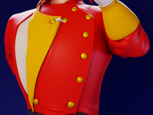 Eggman Boom Sonic The Hedgehog 3Dプリントモデル