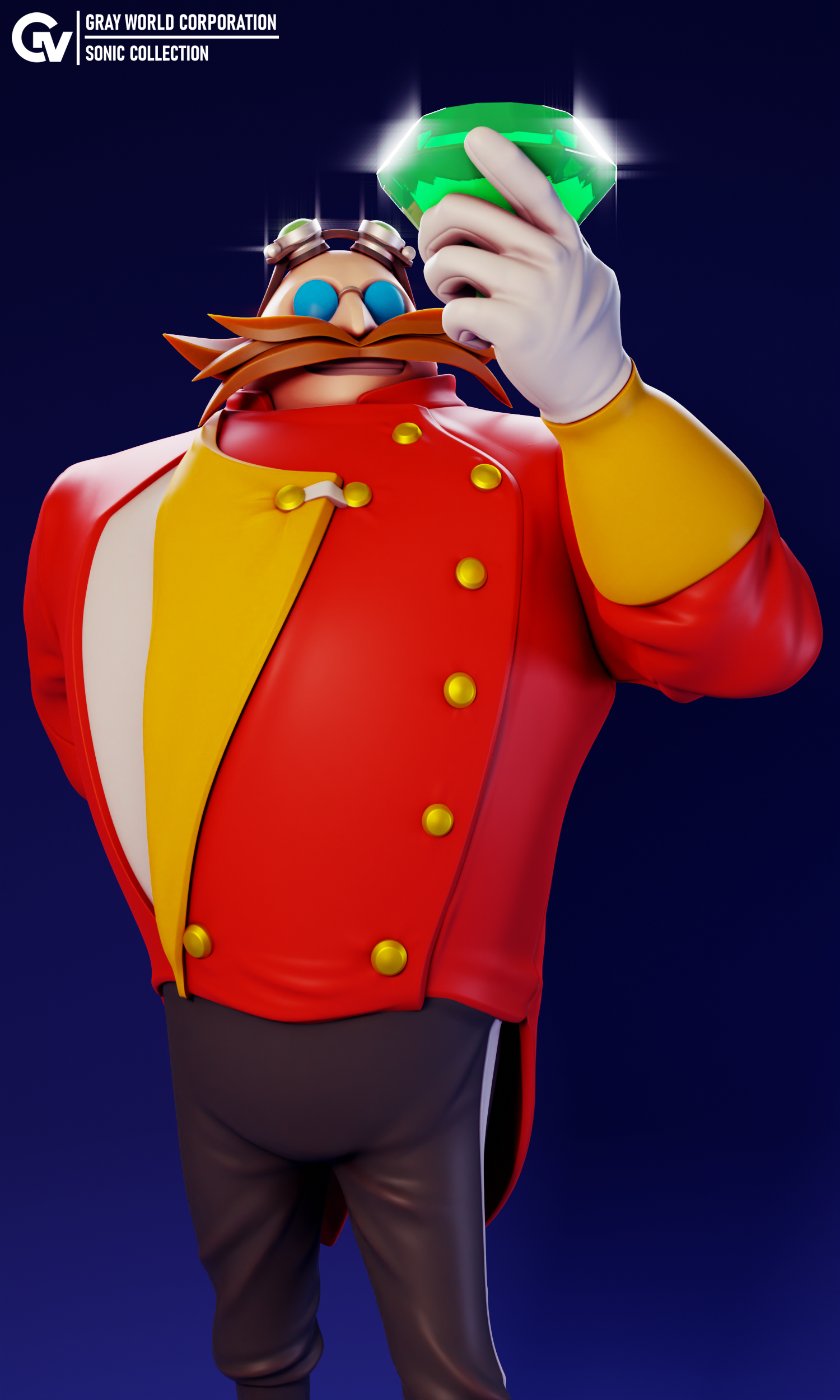 Free STL file Team Eggman Figurine Set: Eggman, Metal Sonic