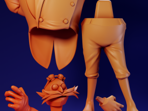 Eggman Boom Sonic The Hedgehog 3Dプリントモデル