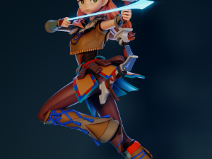 Aloy Genshin Impact 3D Print Model