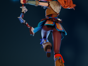 Aloy Genshin Impact 3D-Druckmodell