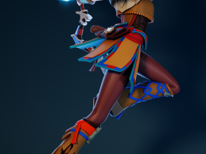 Aloy Genshin Impact 3D-Druckmodell