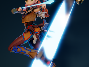 Aloy Genshin Impact 3D-Druckmodell