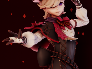 Lyney Genshin Impact 3Dプリントモデル