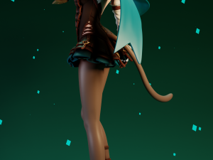 Lynette Genshin Impact 3D-printmodel