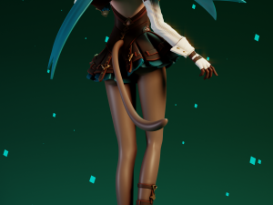 Lynette Genshin Impact 3D-printmodel