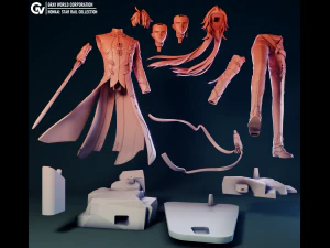 Blade Honkai Star Rail 3D Print Model