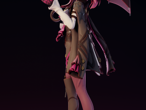 Kafka Honkai Star Rail 3D Print Model