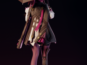 Kafka Honkai Star Rail 3D Print Model