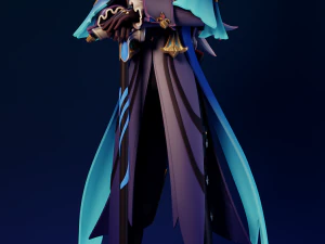 Neuvillette Genshin Impact Modello di stampa 3D