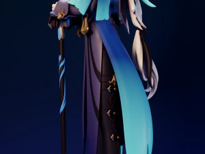 Neuvillette Genshin Impact 3D Print Model