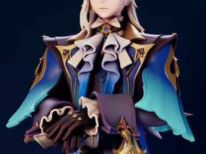 Neuvillette Genshin Impact 3D Print Model